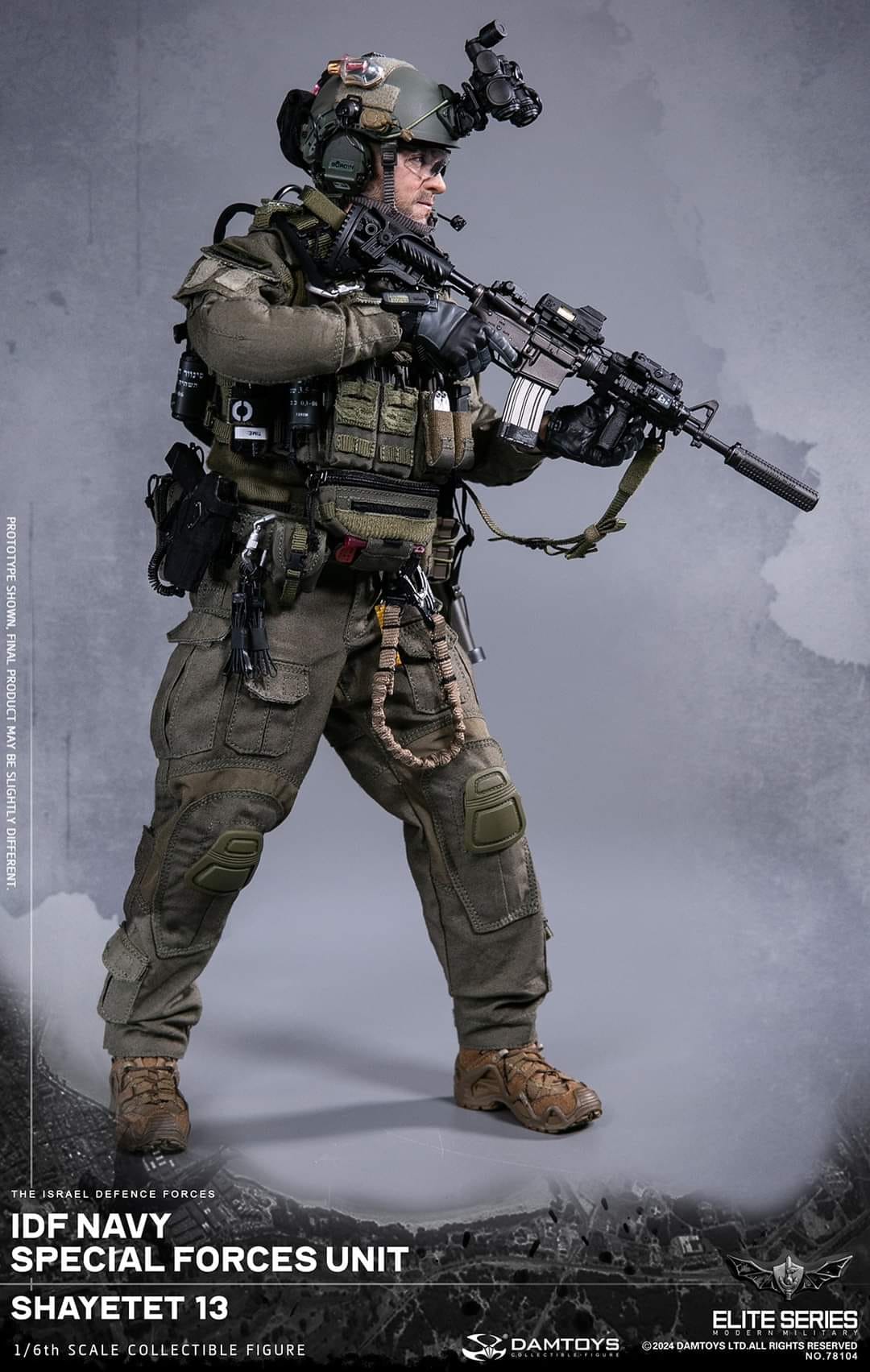 [สั่งจอง]DAMTOYS 78104 1/6 : IDF Navy special forces unit Shayetet 13 Action Figure