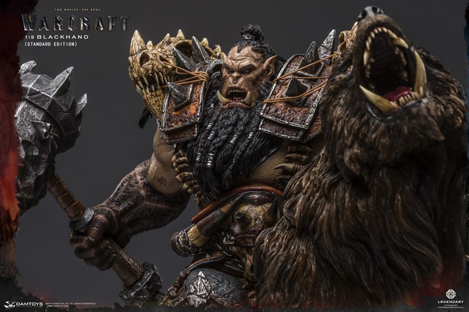 [สั่งจอง]DAMTOYS DMLW014/DMLW015 EPIC SERIES WARCRAFT - BLACKHAND RIDING WOLF STANDARD VER. /IMITATION BRONZE