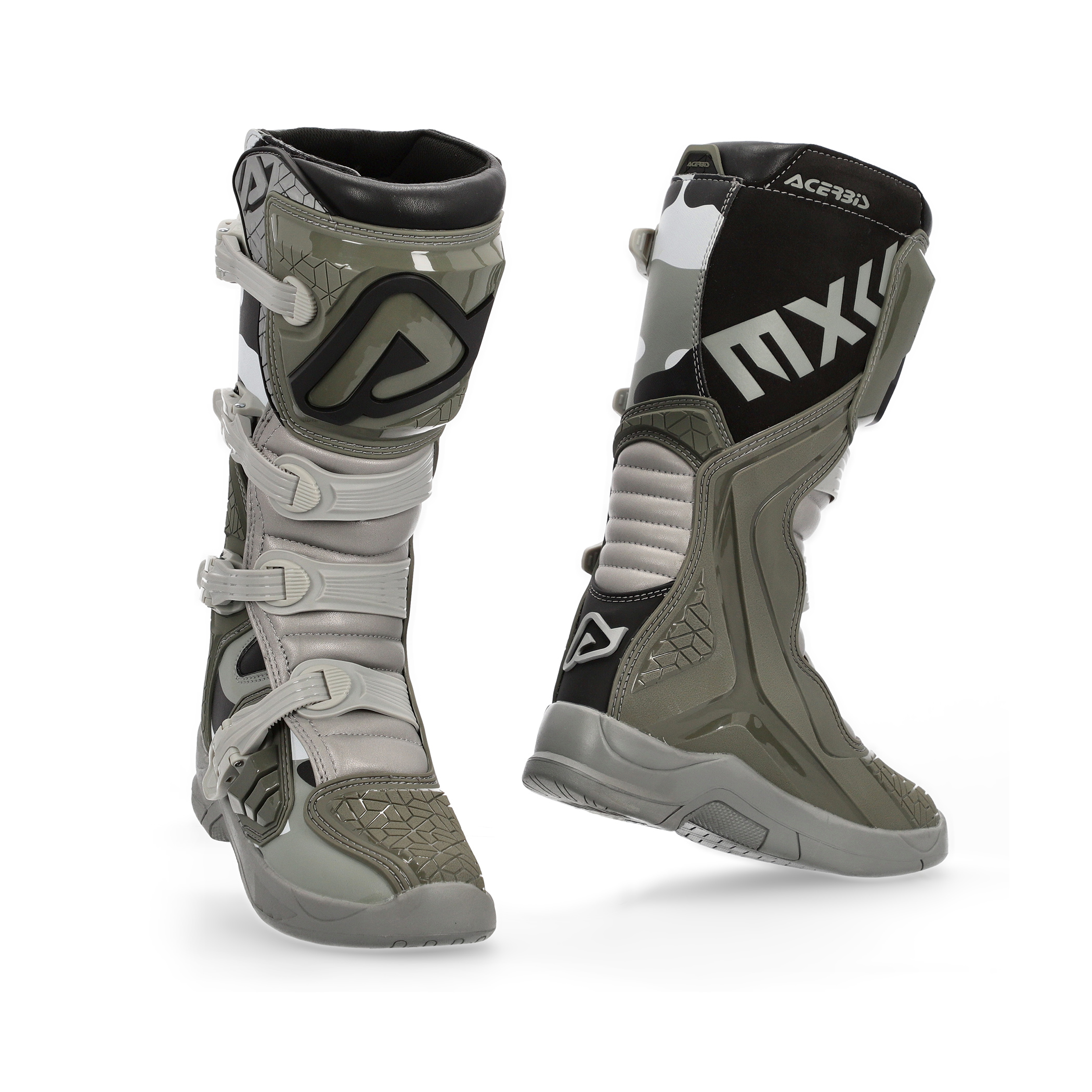รองเท้า Acerbis X-Team Boots - Brown/Grey