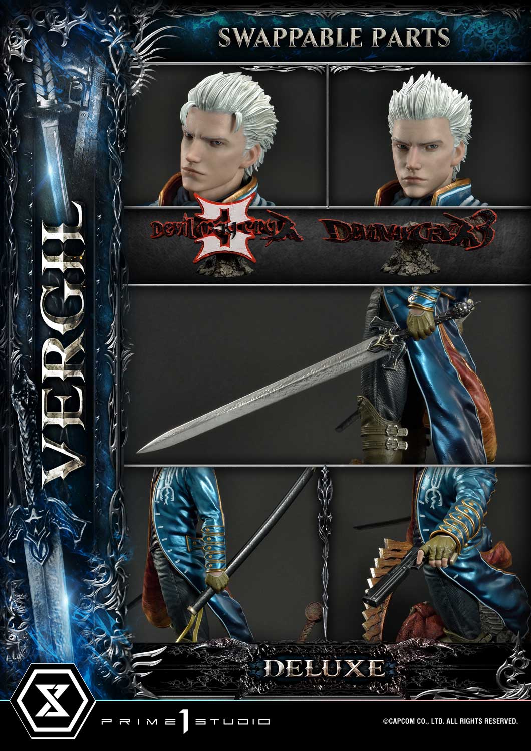 [สั่งจอง] Prime 1 Studio 1/4 Vergil (Devil May Cry 3)