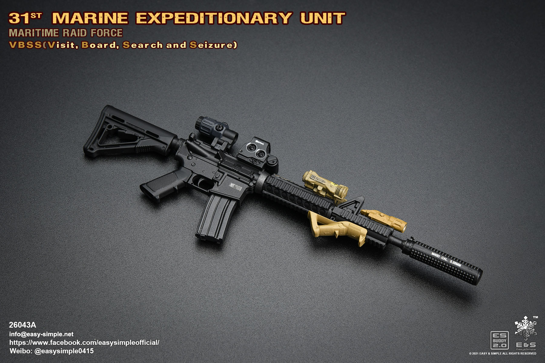 [สั่งจอง] Easy&Simple 26043A 1/6 : 31st MEU MRF VBSS