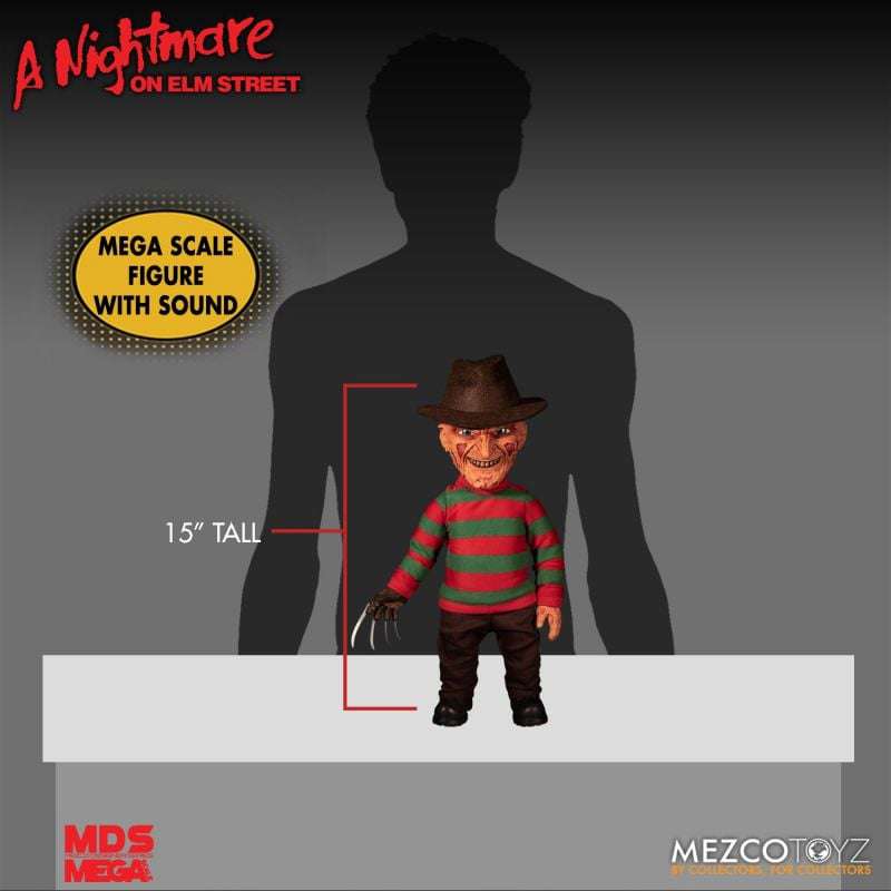 [พร้อมส่ง] Mezco MDS Mega Scale 15" : Talking Freddy Krueger [Reissue]