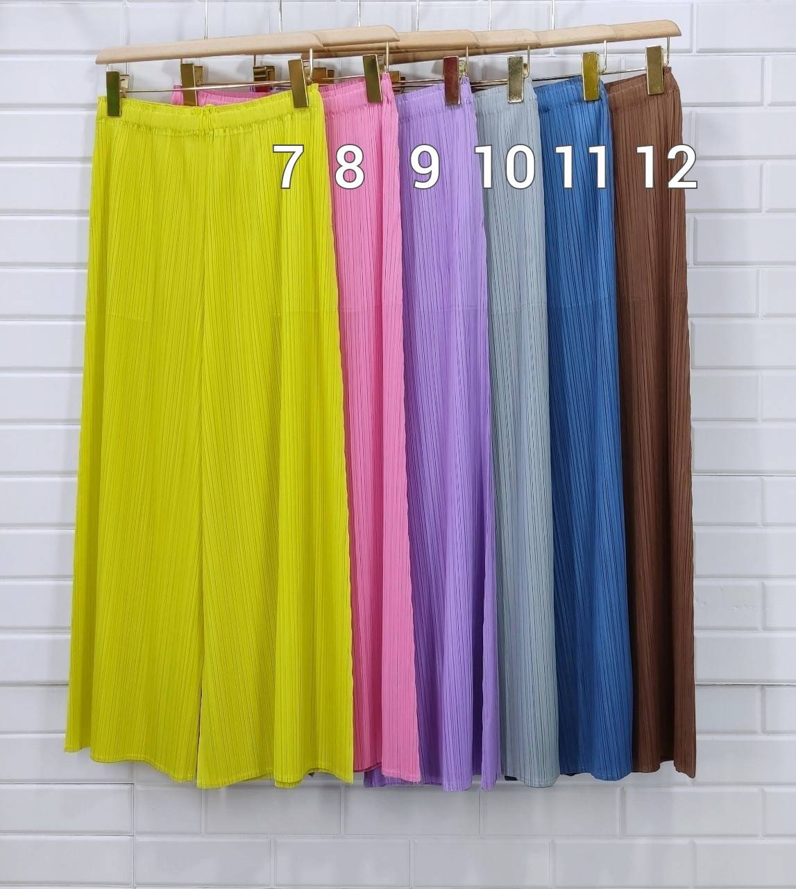 ปรับราคาลง20%!! ยาว 35.5นิ้ว!! 2MUAY รุ่น GJO2122 กางเกงผู้หญิง กางเกงพลีทคุณภาพ 6สี FREE SIZE LOOSE STRAIGHT PLEATED PANTS