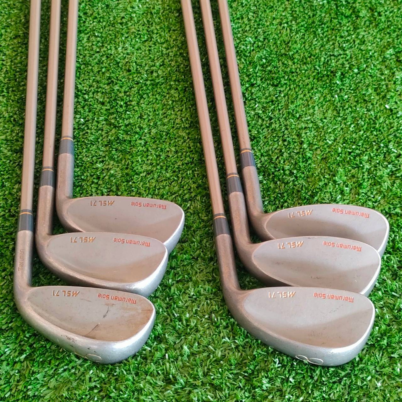 ** ไม้กอล์ฟสำหรับผู้หญิง ** ชุดเหล็ก MARUMAN SOLE MSL71 มีเหล็ก 5-9 เเละ PW ก้าน HECT 2200 FLEX L
