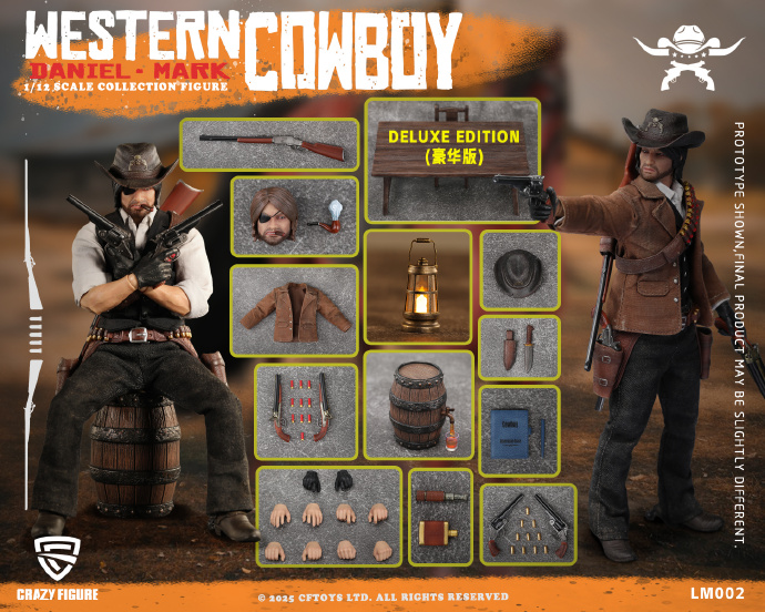 [สั่งจอง]CFTOYS LM002 1/12 : Western Cowboy Daneiel - Mark