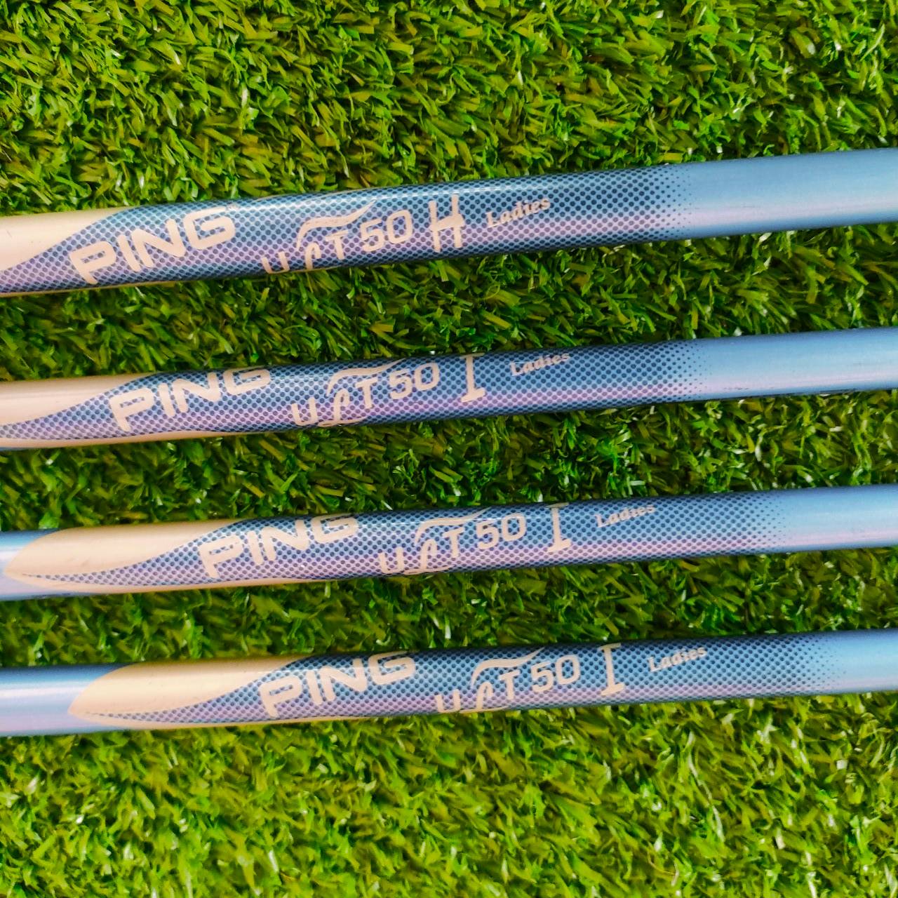 **ไม้กอล์ฟสำหรับผู้หญิง** ชุดเหล็กสั้น PING G5 มีเหล็ก 7 8 9 W ก้าน PING ULT 50 H FLEX L ไม้กอล์ฟมือสอง ของแท้ BY NakaraLuxurious