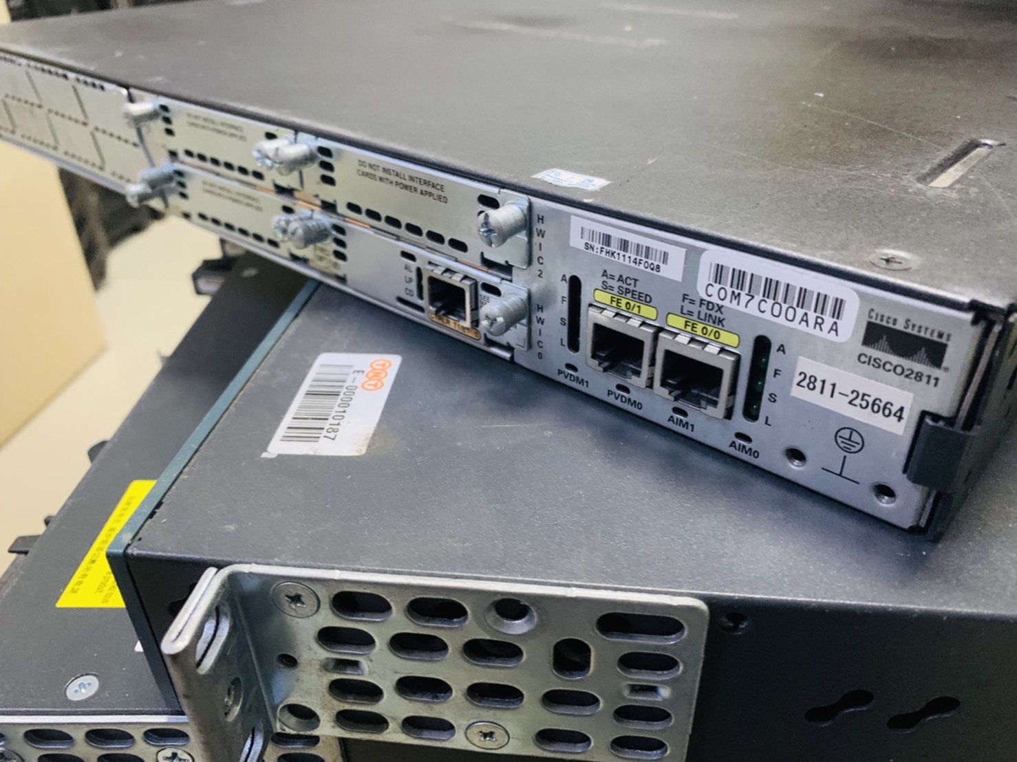 เร้าเตอร์ Cisco 2800 Series Integrated Services Routers (USED) Ethernet, Fast Ethernet