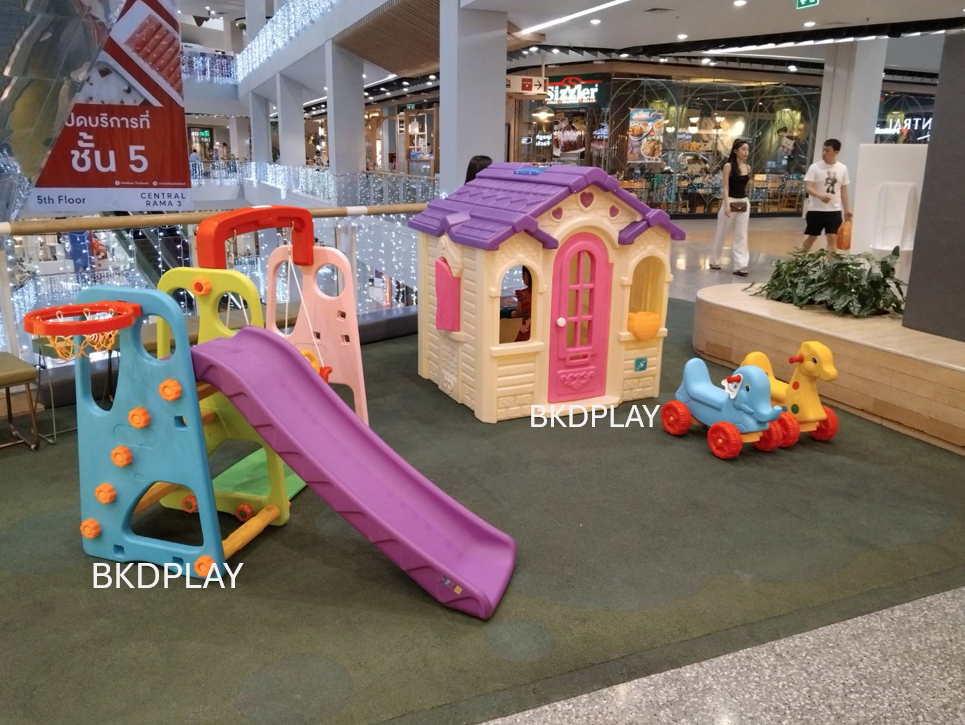 บ้านเจ้าหญิงชมพูม่วง บ้านของเล่น ,บ้านเด็ก ,บ้านพลาสติกของเล่นเด็ก,พร้อมส่ง