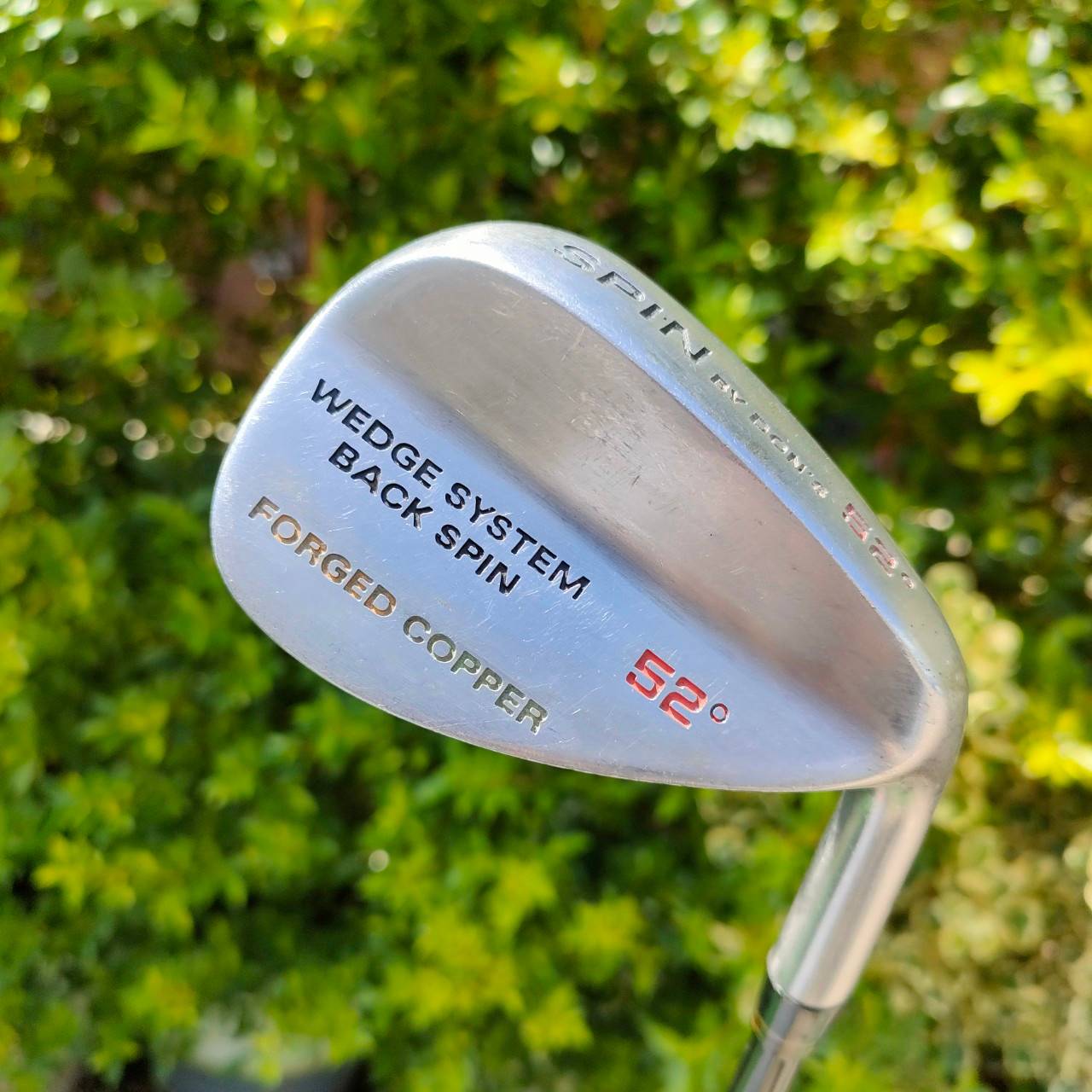 WEDGE SPIN BY DON'S SYSTEM BACK กัดลูกขาด องศา 52 ก้าน LONG BALL400+ FLEX R วัสดุ FORGED พรีเมี่ยม และ หน้า WEDGE ยังเป็นทองแดงแท้ๆๆ วัสดุแพงมาก **โหดที่สุด** ไม้กอล์ฟมือสอง ของแท้ BY NakaraLuxurious