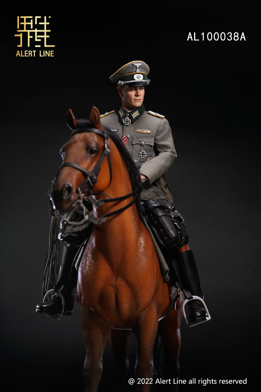 [สั่งจอง]ALERT LINE 1/6 : WWII German Cavalry Officer / War Horse