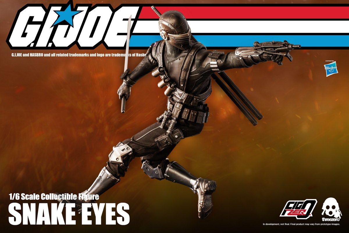 [สั่งจอง]ThreeZero X Habro 3Z0215 1/6 : G.I.JOE - Snake Eyes