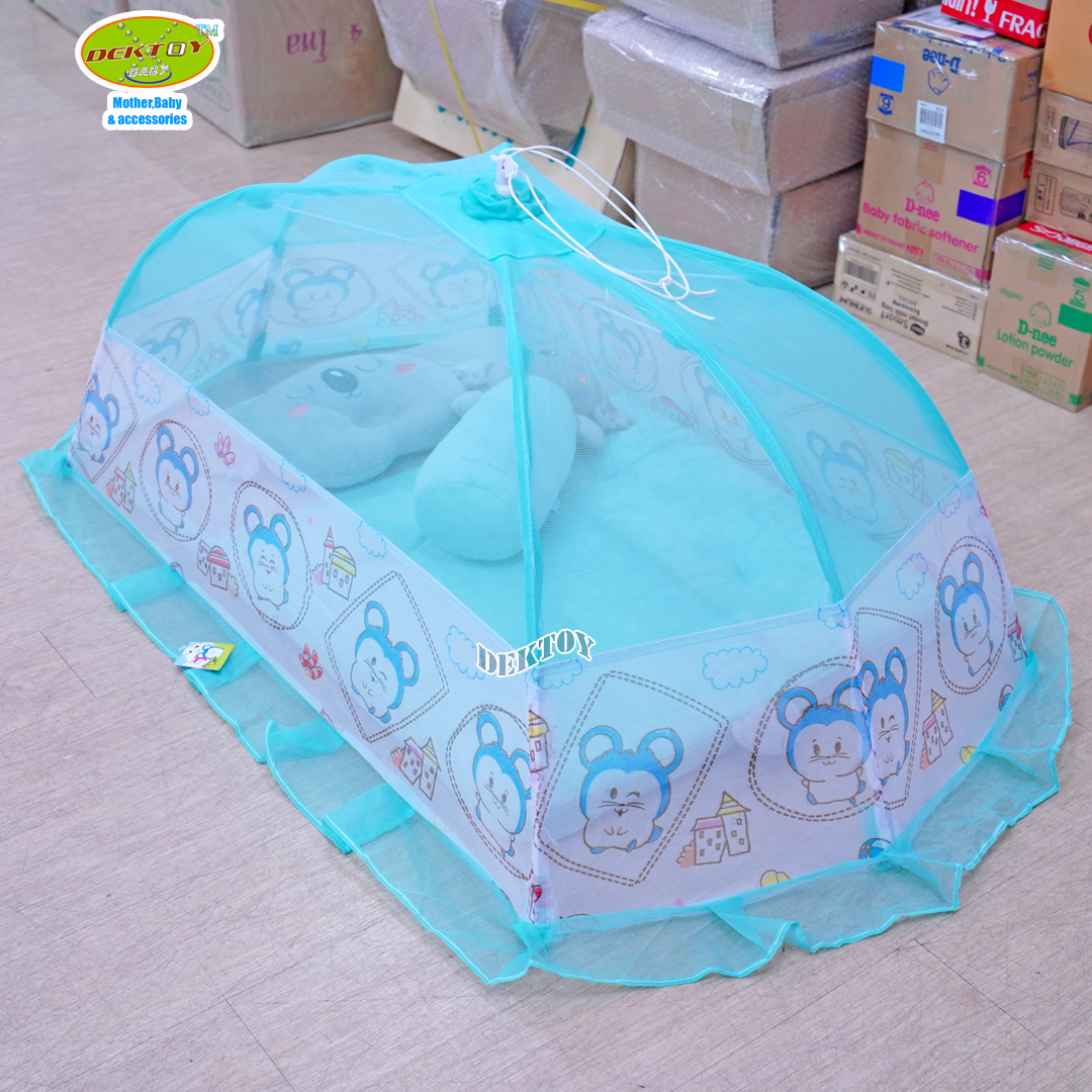 PAPA BABY ชุดที่นอนปิคนิค ผ้าเวลบัว+พร้อมมุ้ง Netto โมชิ