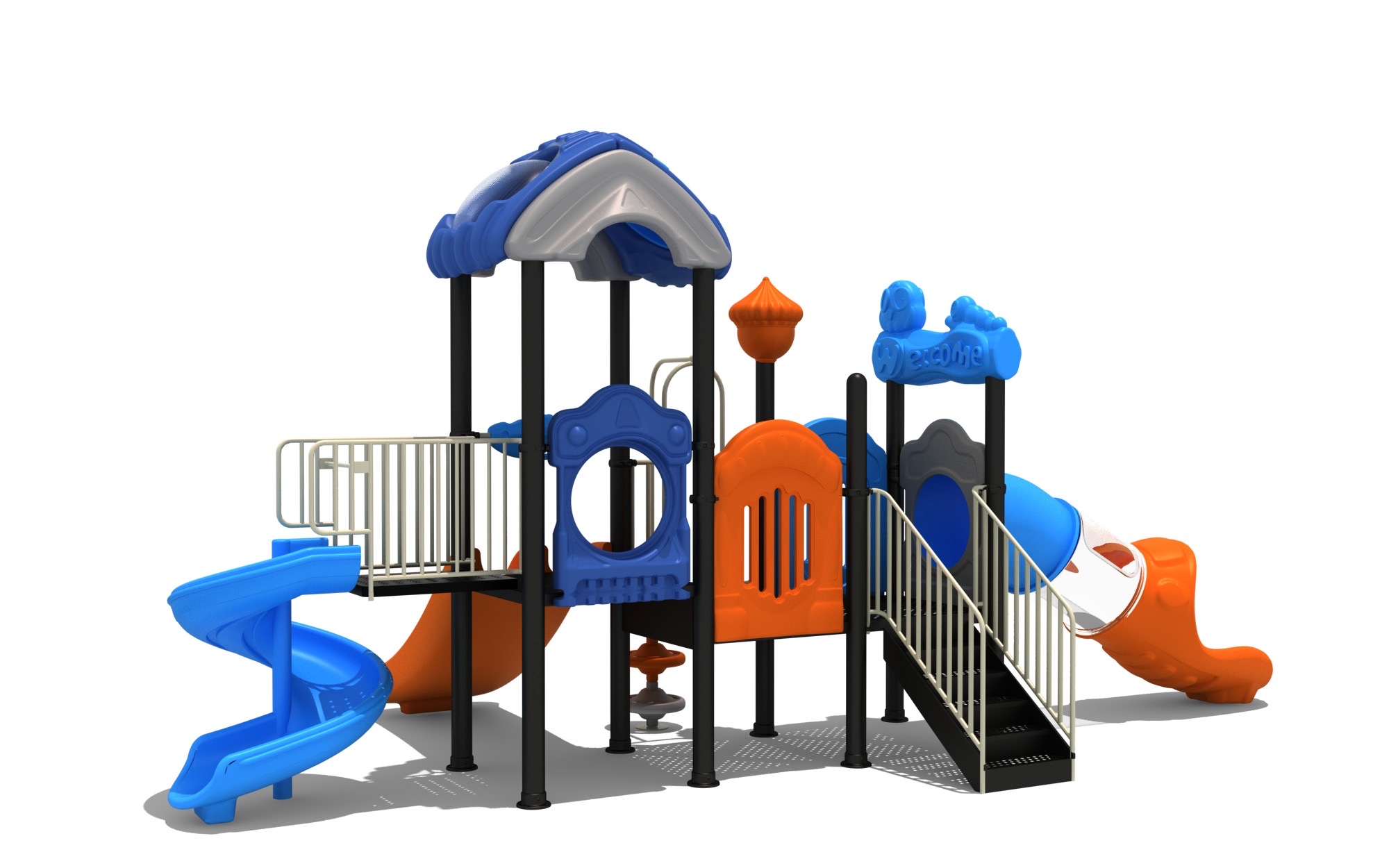 เครื่องเล่นสนามกลางแจ้ง-ในร่ม,ชุดบ้านน้อยกับสไลเดอร์,ครุภัณฑ์สนามเด็กเล่น,งบ.สพฐ,โครงการโรงเรียนประชารัฐ, เครื่องเล่นสนามระดับก่อนประถมศึกษา, playground,สไลเดอร์,ของเล่นเสริมพัฒนาการ,เครื่องเล่นสนาม, สนามเด็กเล่น