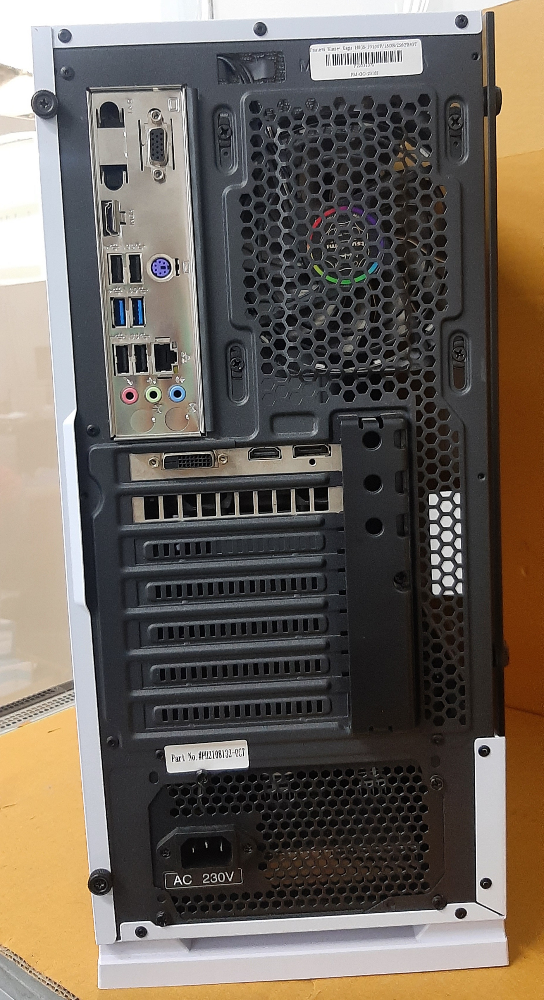 พีซีประกอบมือสอง เคส Tsunami Hunter Eagle H8(i3-10100F Ram16GB SSD256GB GTX1050Ti 4GB) ประกันร้าน 1 เดือน