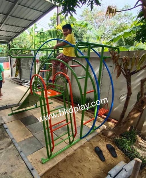 ชุดรวม C เครื่องเล่นสนามกลางแจ้ง เครื่องเล่นสนามเหล็ก,ประกอบด้วยสไลเดอร์ชิงช้าปีนป่ายบาร์โหน OutdoorPlayground,ผลิตเครื่องเล่นสนาม,เครื่องเล่นในสนามเด็กเล่น,เครื่องเล่นงบสพฐ.,ประชารัฐ, ราคาโรงงาน