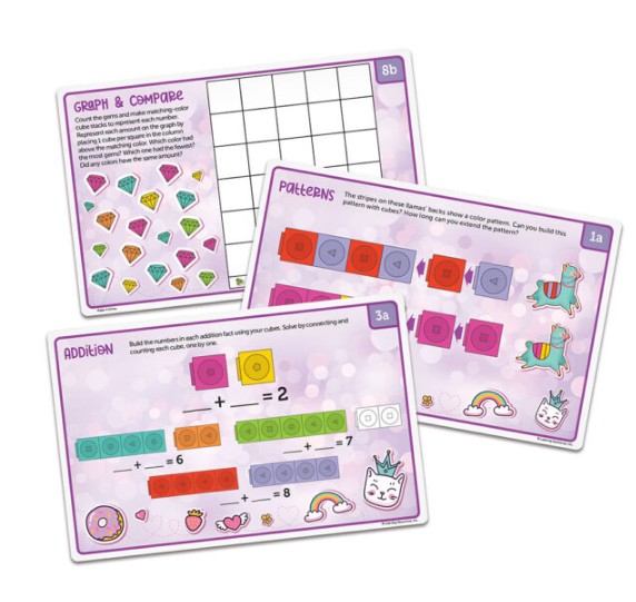 ชุดเรียนรู้คณิตศาสตร์ ลูกบาศก์แฟนตาซี ของเล่นเสริมพัฒนาการ, สื่อการสอนเด็กอนุบาล ,ของเล่นเสริมพัฒนาการ พร้อมส่ง