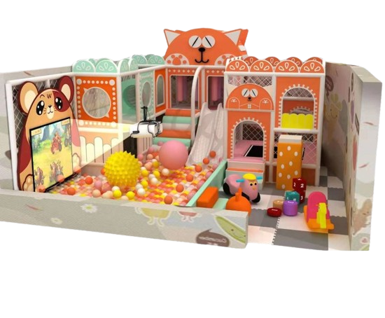 ห้องบอล บ่อบอล สวนสนุก ชุดแมวเหมียว Kidzone รับออกแบบมุมเด็ก สวนสนุกเด็ก