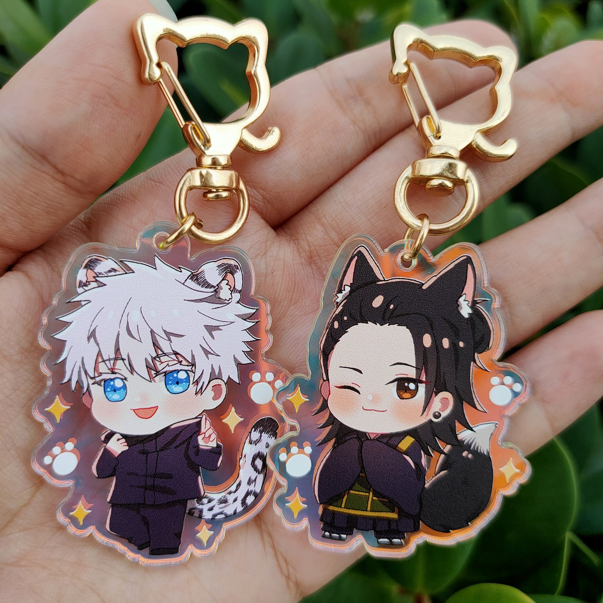 JJK Hologram Keychain & Standee & Glitter sticker