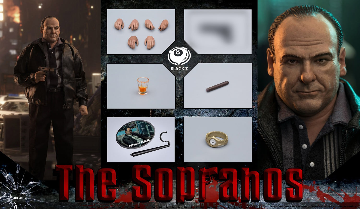 [สั่งจอง]BLACK 8 STUDIO BK-002 1/6 : The Sopranos