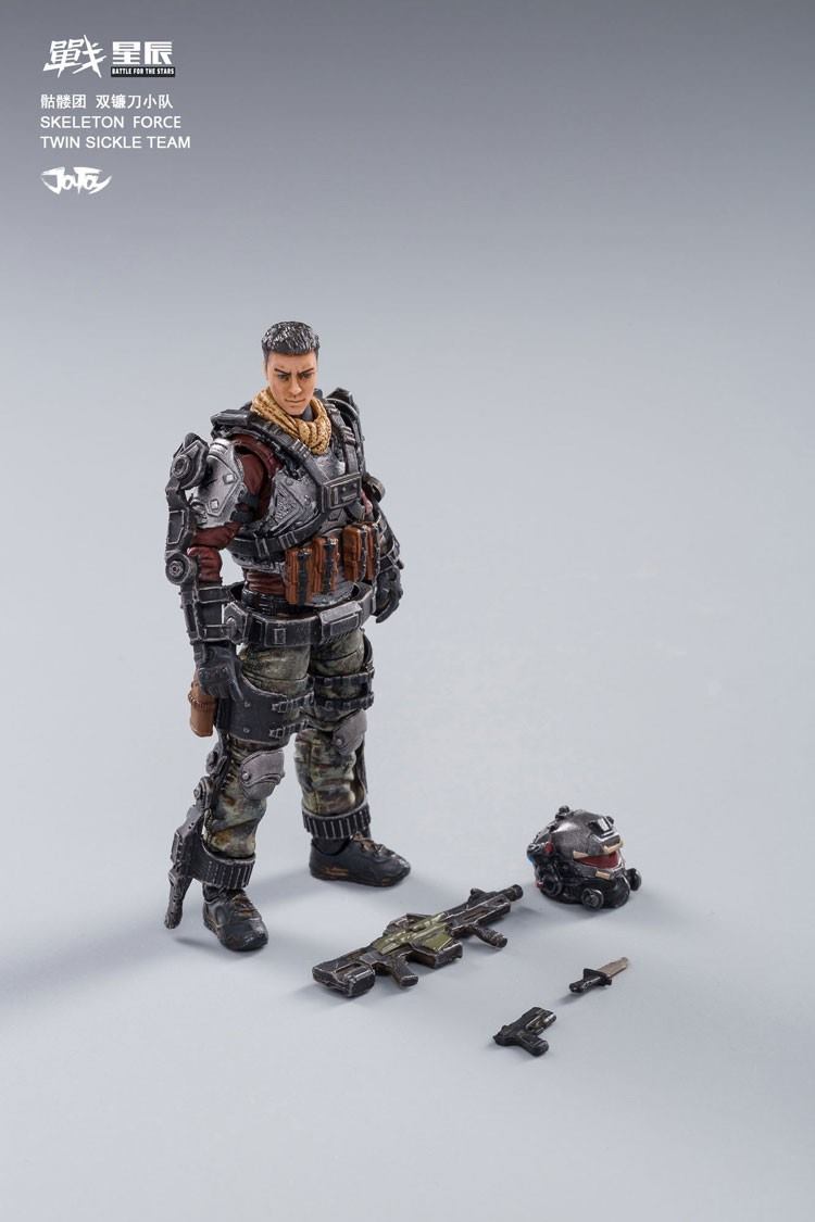 [สั่งจอง]JOYTOY JT0173 1/18 Skeleton Forces Double Sickle SQUAD + JT0265 Helan