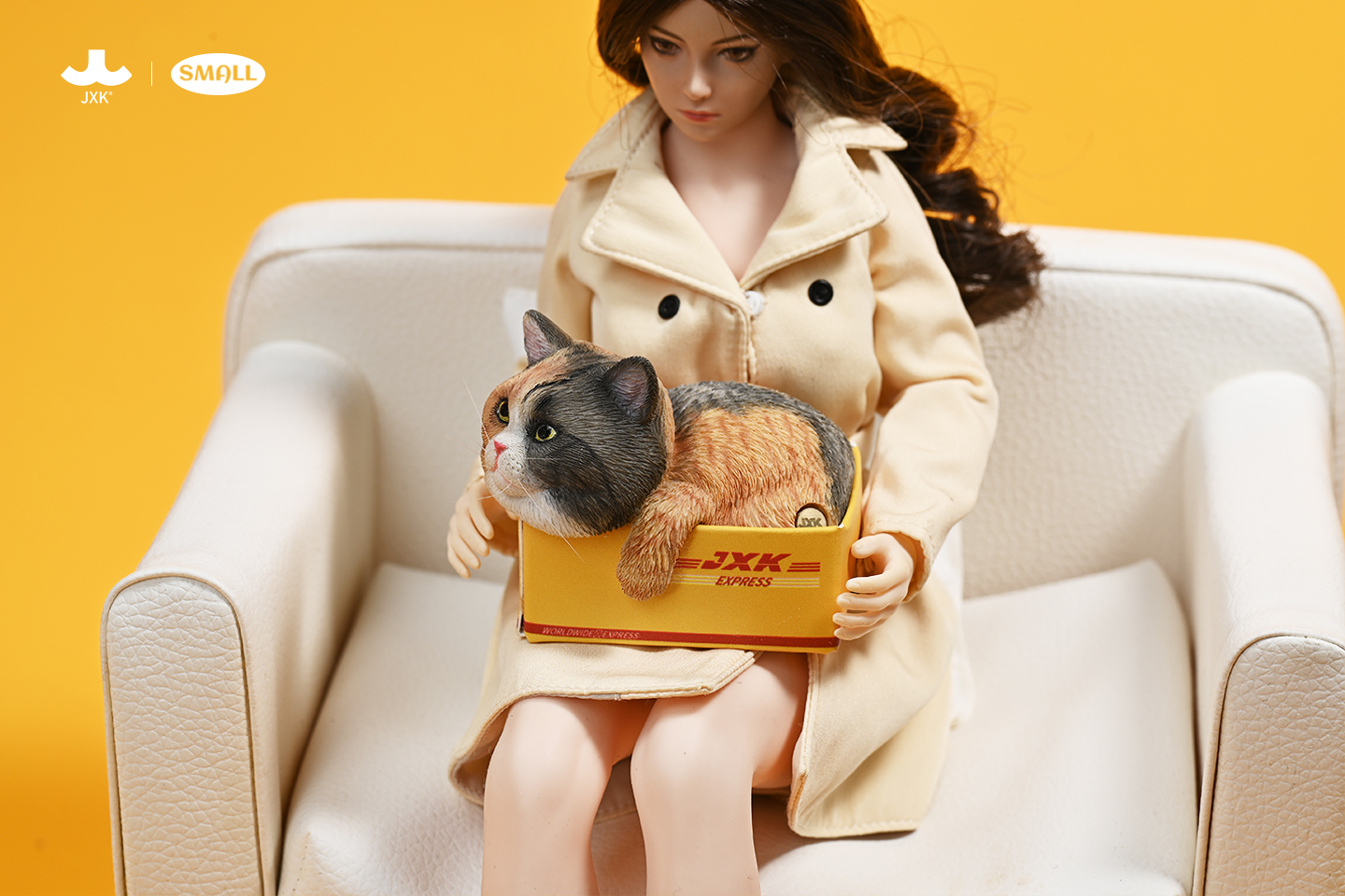 [สั่งจอง] JXK SMALL 1/6 The cat in the delivery box4.0