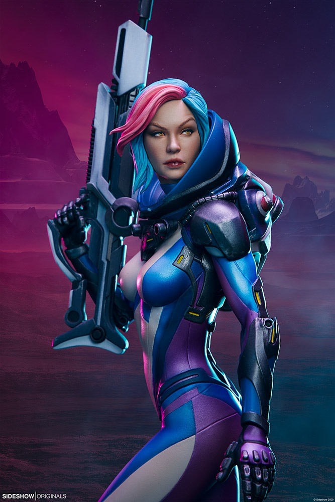 [สั่งจอง]SIDESHOW 300753 Bounty Hunter: Galactic Gun For Hire Statue