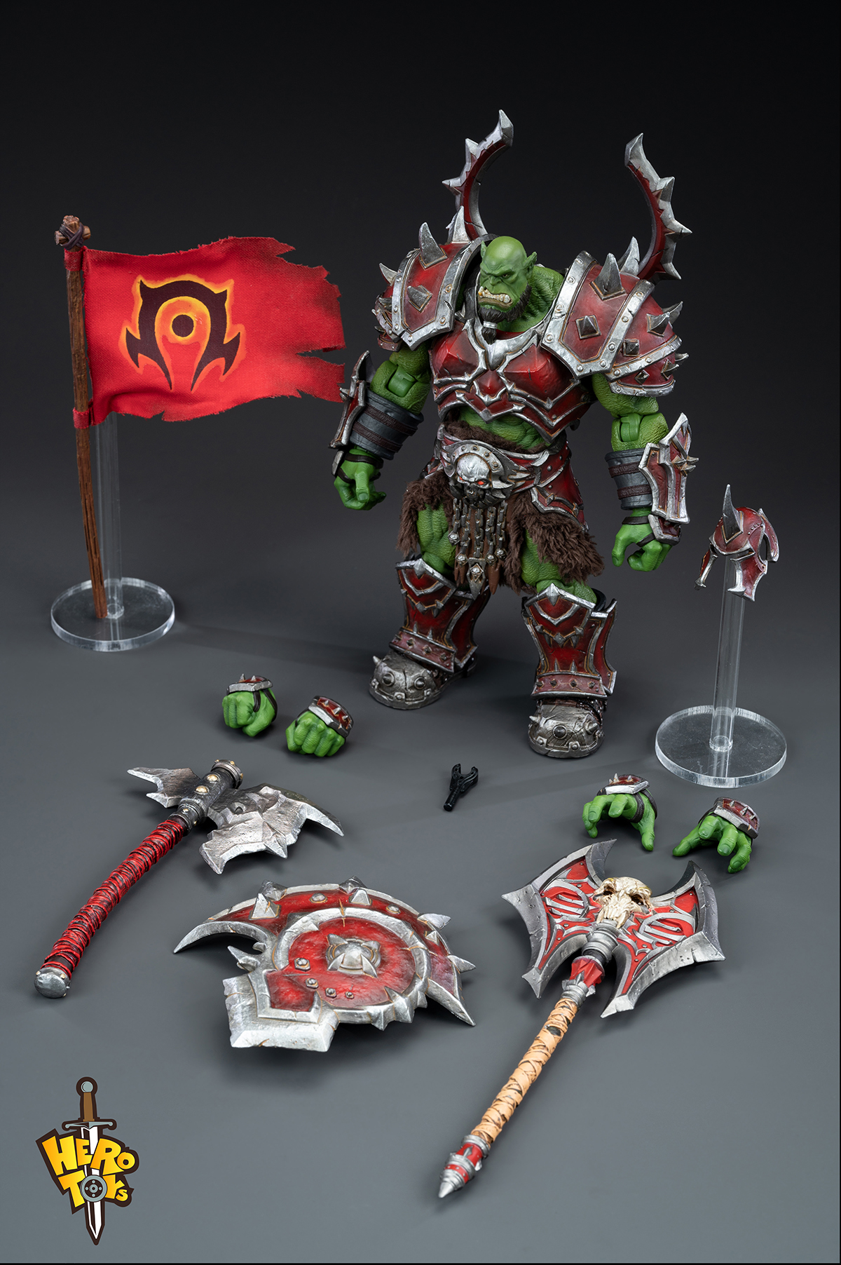 [พร้อมส่ง] Hero toys 7" : Orc Warlord Warrior - Kor'kron