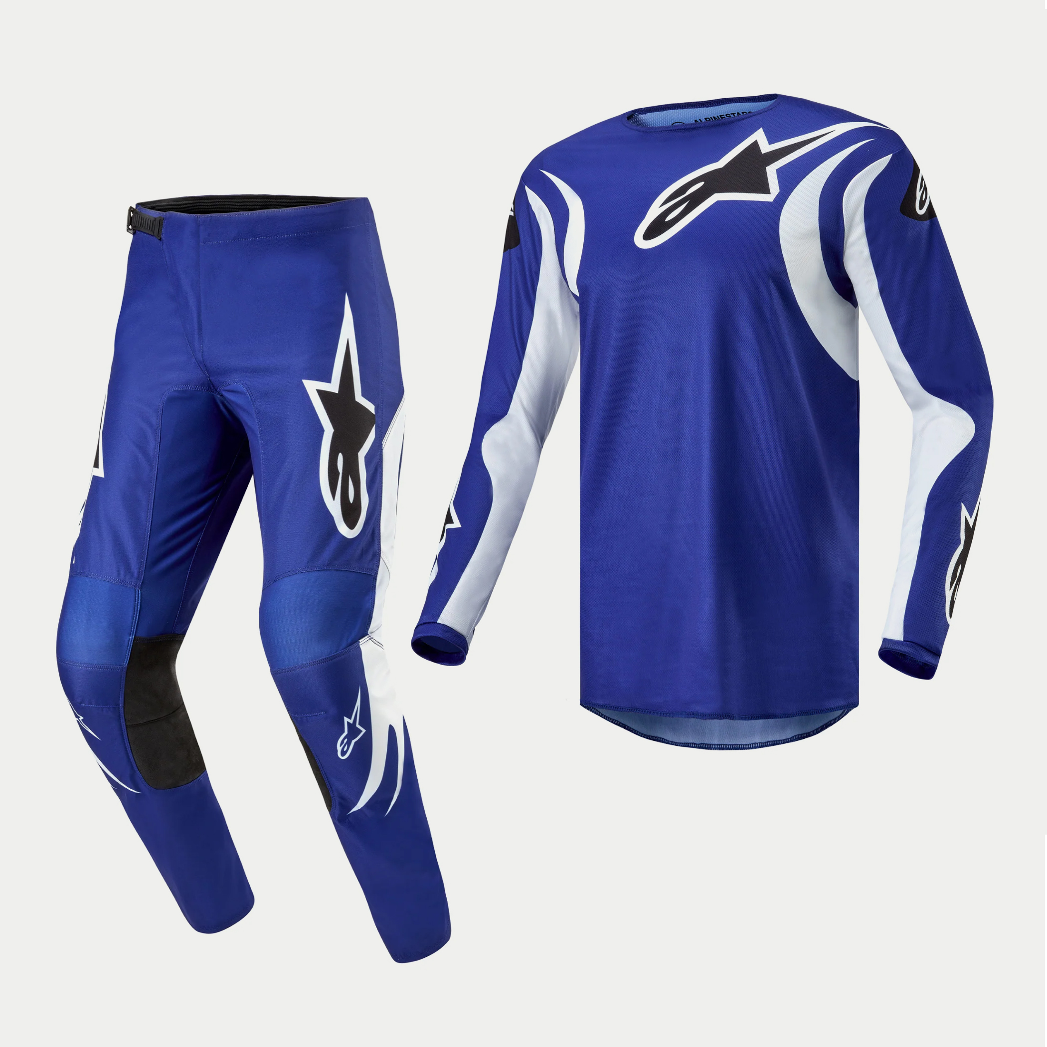 ชุด Alpinestars 2024 Fluid Lucent - Blue Ray/White