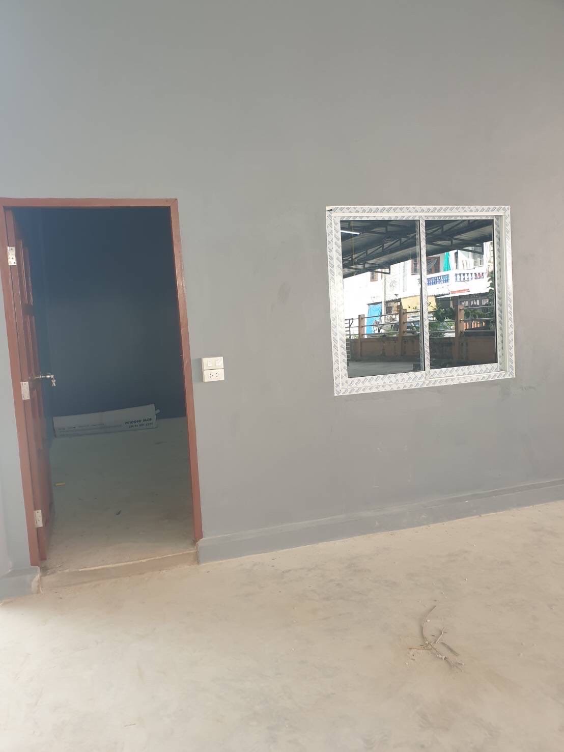 งานต่อเติมศาลาอเนกประสงค์ อบต.ปากแรต อ.บ้านโป่ง