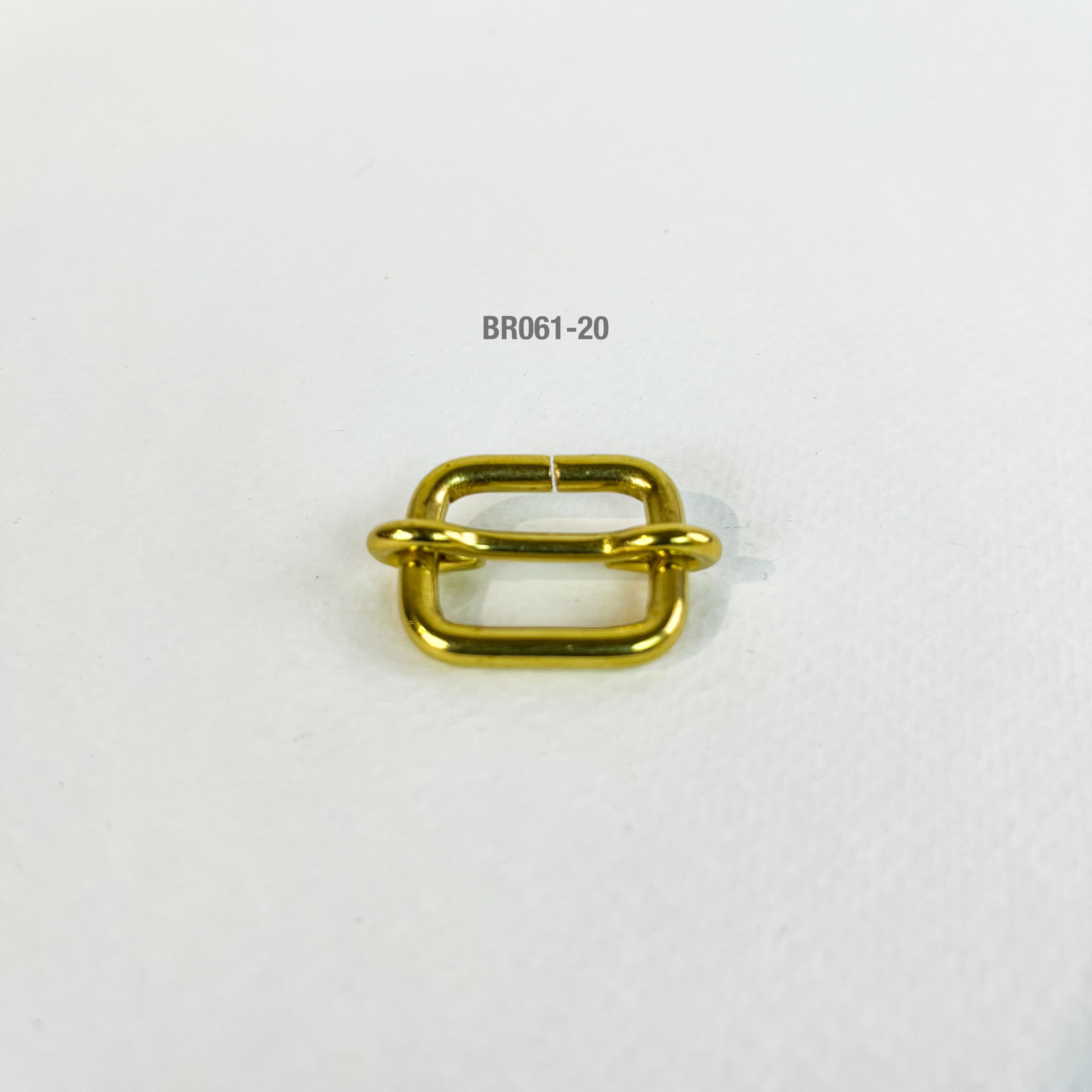 BR061 อะไหล่ปรับสายกระเป๋า อะไหล่ทองเหลืองแท้ อุปกรณ์งานหนัง leatherbrass **ราคาต่อชิ้น**