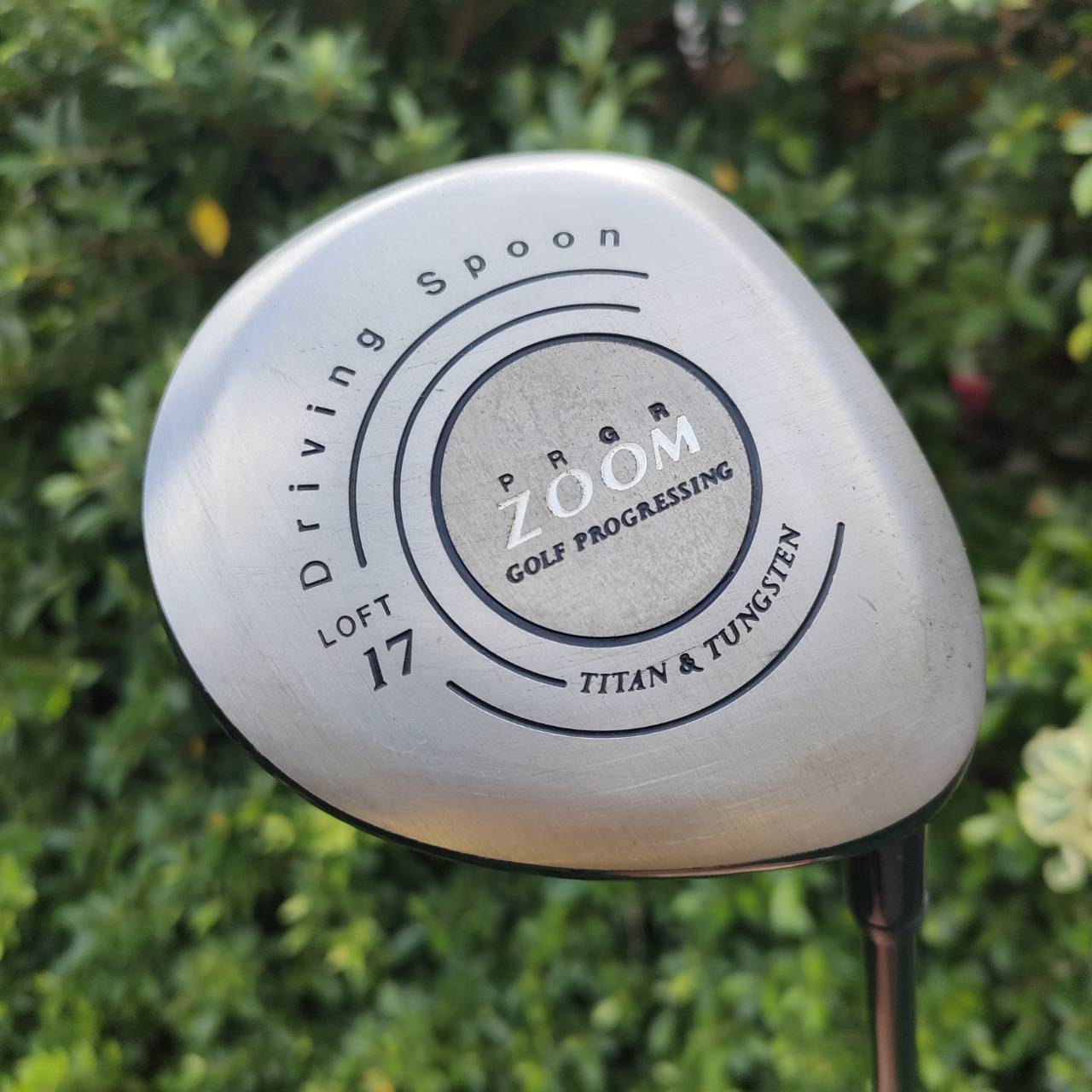 FW PRGR ZOOM DRIVING SPOON องศา 17 ก้าน PRGR ZOOM FLEX M-40 หัวแบนใหญ่ๆ ตีง่าย เพราะหน้านาว และตีไกลมาก!! ไม้พรีเมี่ยมญี่ปุ่น!! ไม้กอล์ฟมือสอง ของแท้ BY NakaraLuxurious