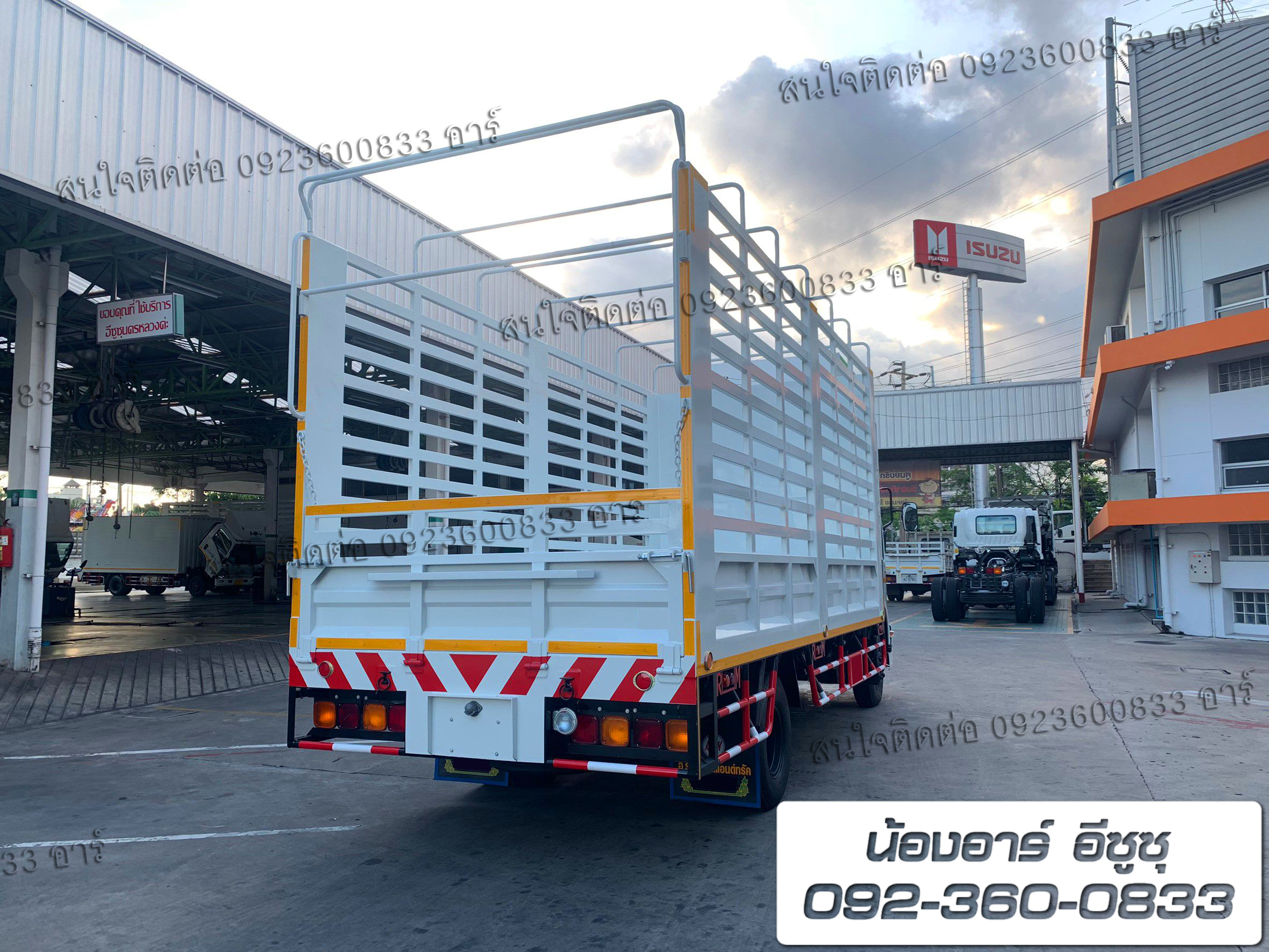 6 ล้อ ISUZU FRR190/210 แรงม้า พร้อมกระบะคอกสูง