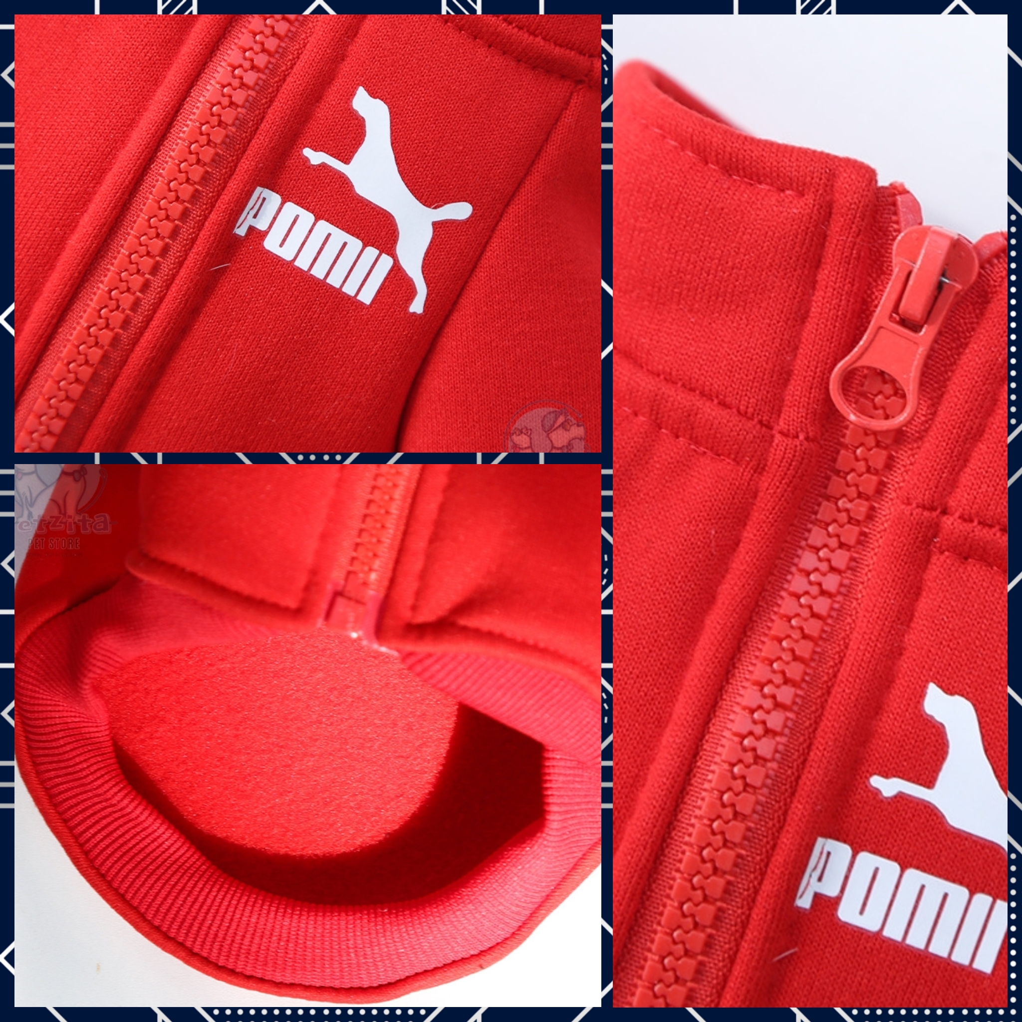 🇹🇭พร้อมส่ง🇹🇭 🔴⚫ 🐶🐱 เสื้อวอร์ม แนวสปอร์ต สุดเท่ห์ *มีไซส์ใหญ่ หมาอ้วน งานแบรนด์ ผ้านิ่ม for pet สุนัข หมา แมว