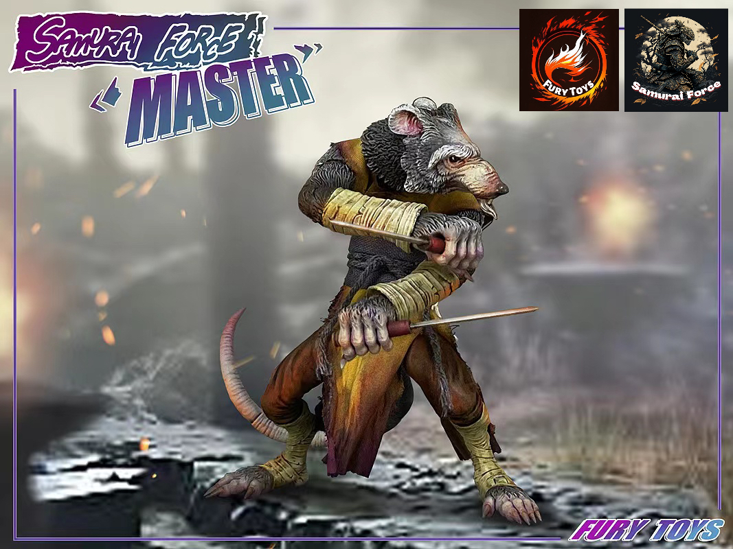 [พร้อมส่ง] Fury toys 1/12 : Samurai Force Wave 2 - The Master (อาจารย์หนู)