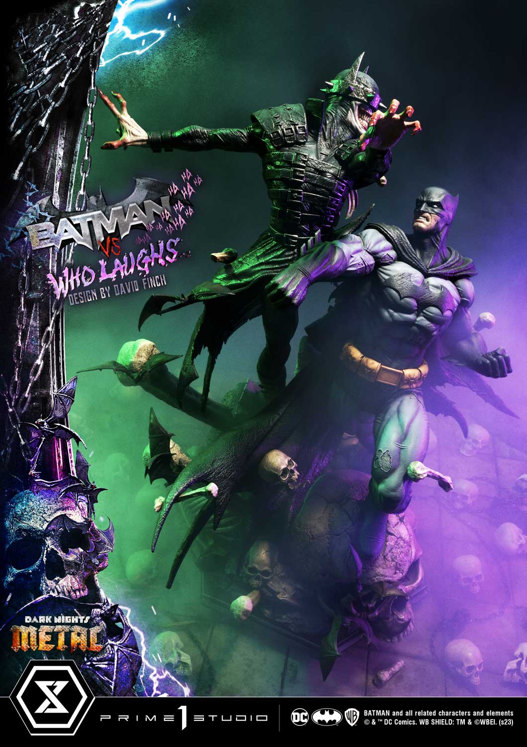 [สั่งจอง]Prime 1 Studio : Batman vs Batman Who Laughs (Dark Nights: Metal)