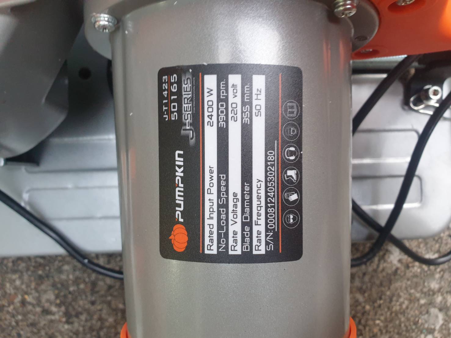 PUMPKIN แท่นตัดเหล็ก J-Series รุ่น J-T1423 ขนาด 14 นิ้ว กำลังไฟ 2,400 วัตต์