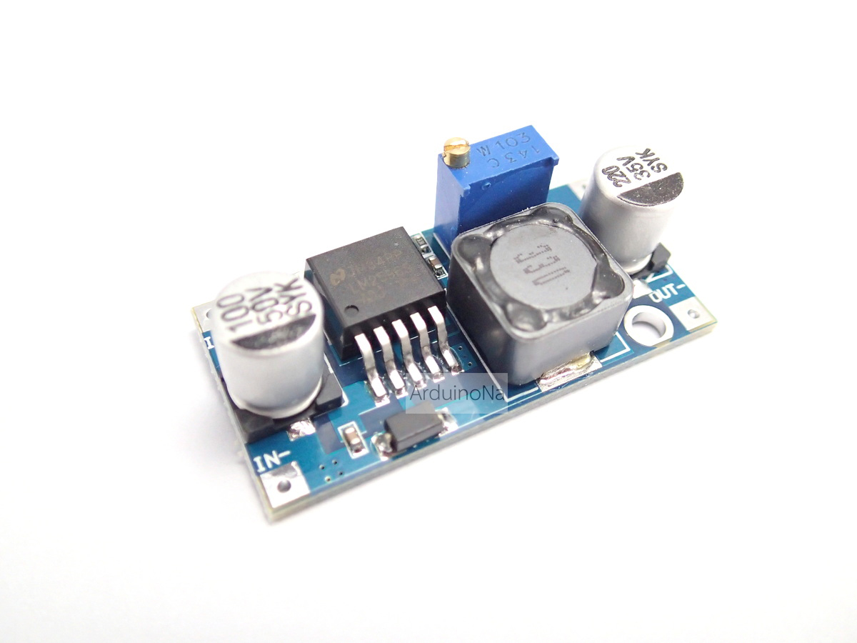 โมดูลลดแรงดันไฟ 4-35V เป็น 1.25-35V LM2596S Module (3A) LM2596 DC-to-DC Step down Converter Module
