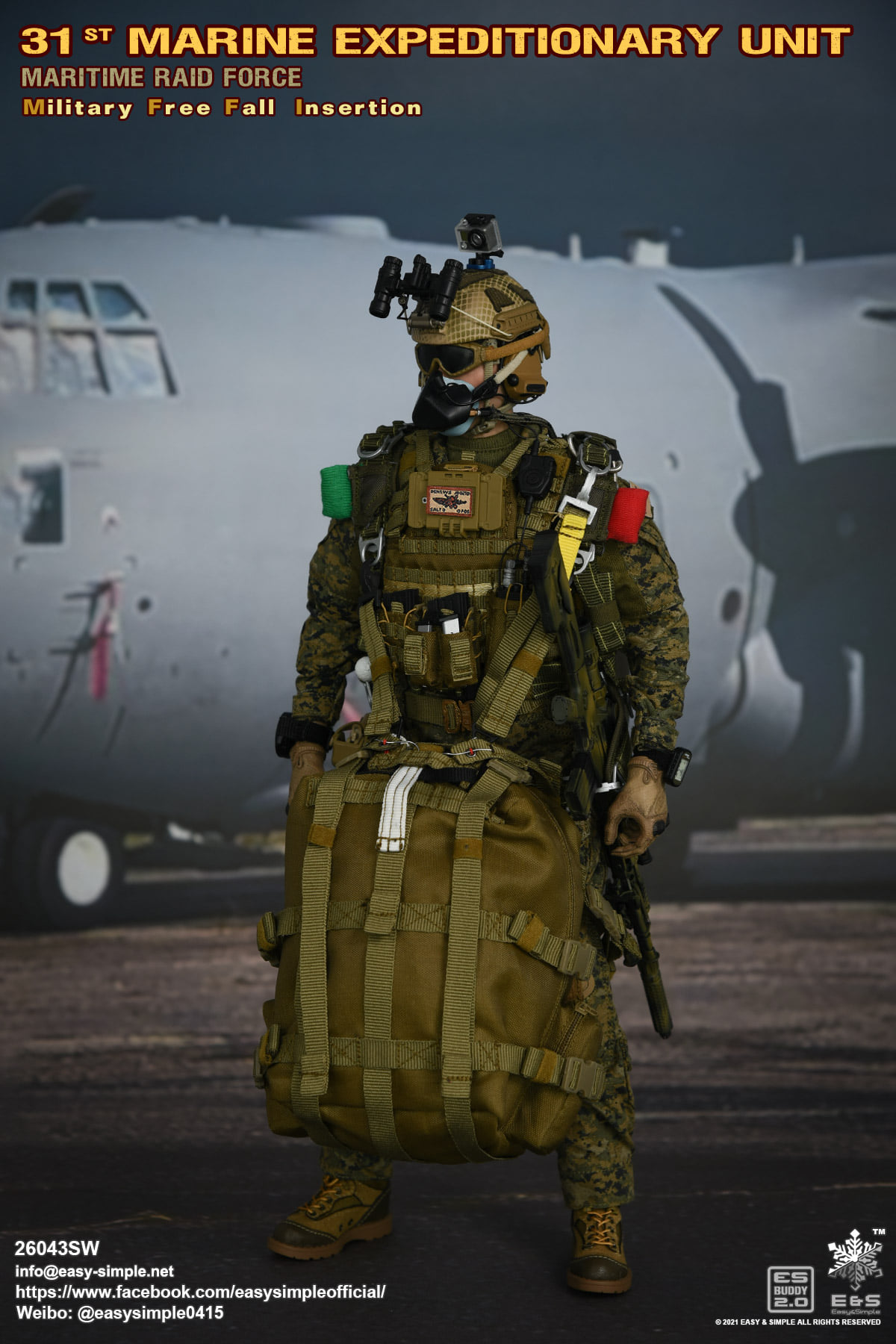 [สั่งจอง]Easy&Simple 26043S : 31ST MEU MRF Military Free Fall Insertion