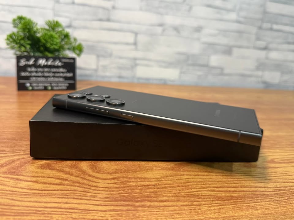 Samsung Galaxy S24 Ultra 12GB/256GB Titanium Black มือสองอายุน้อย ประกันศูนย์ >> 28/2/2569