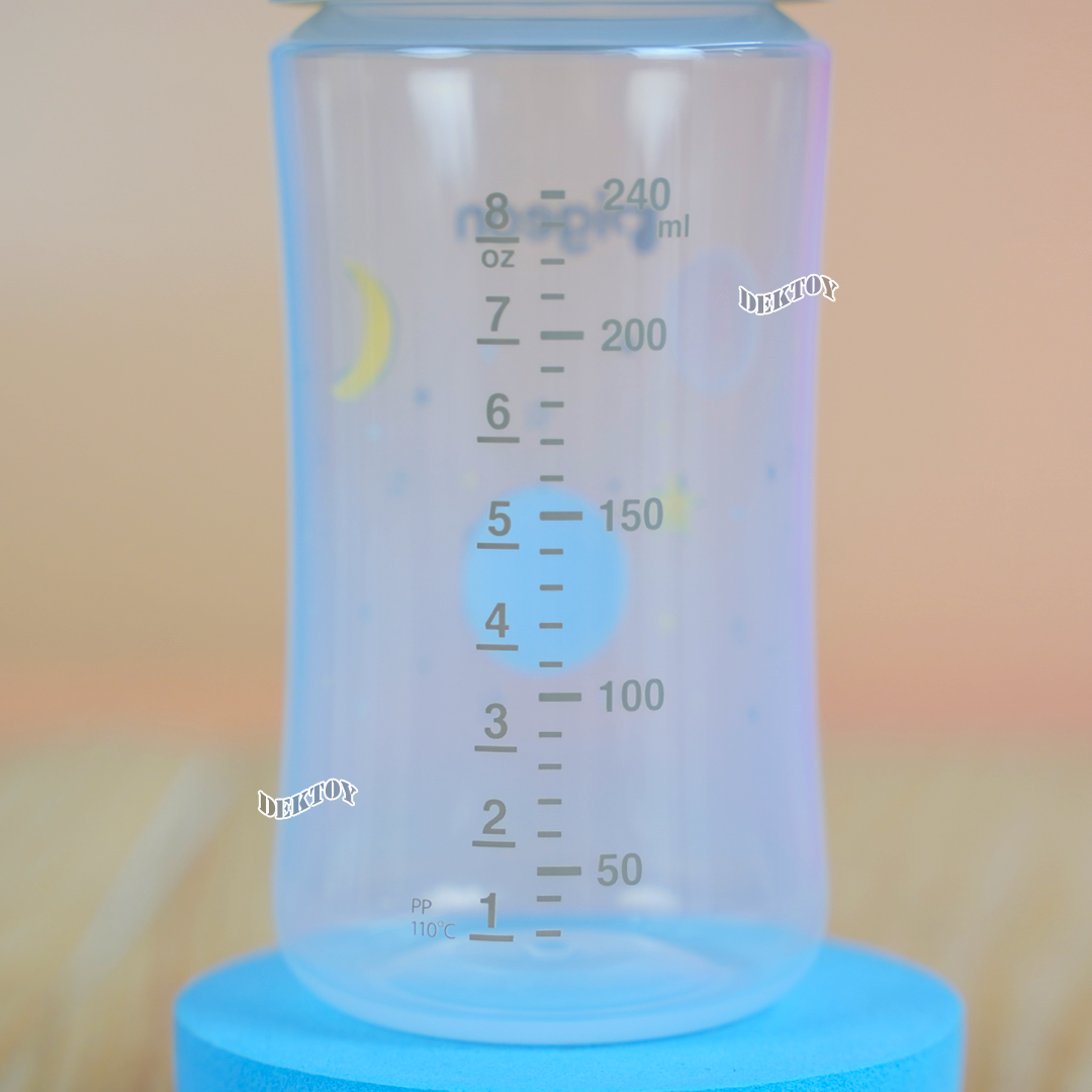 Pigeon พีเจ้น ขวดนมพีเจ้น PPคอกว้าง สีขาวขุ่น รุ่น GALAXY 8ออนซ์ แพค3ขวด