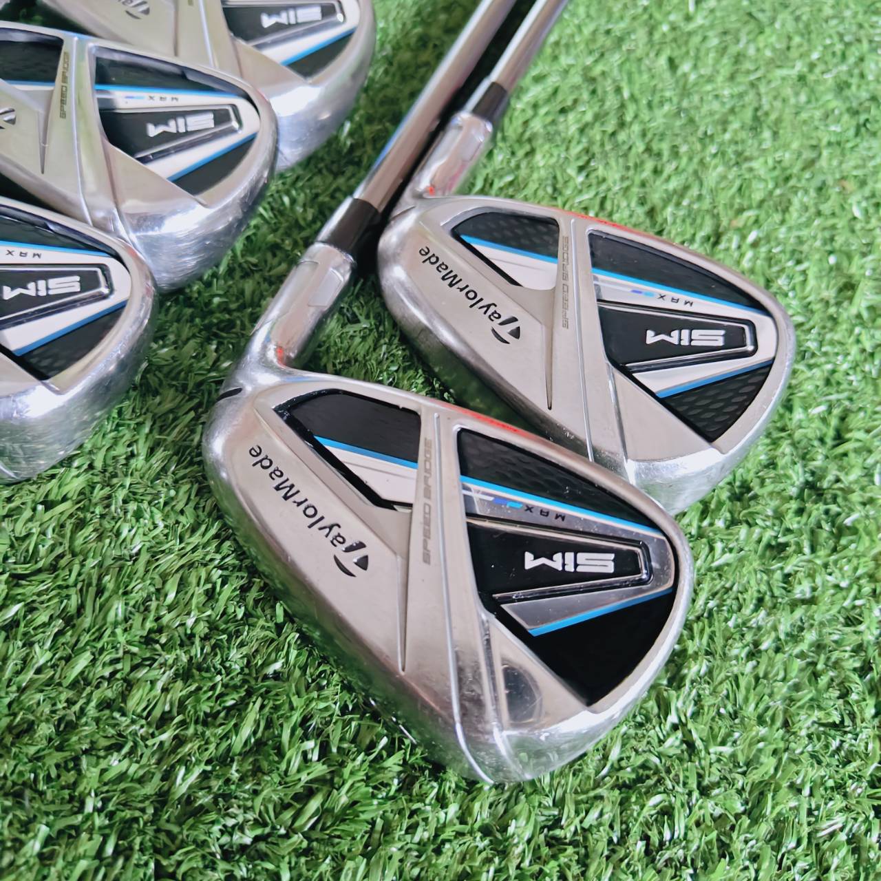 Taylormade SIM MAX Fast Forgive Face หน้าไม้สแตนเลสฟอร์จ แข็งแรง ลูกออกเร็ว