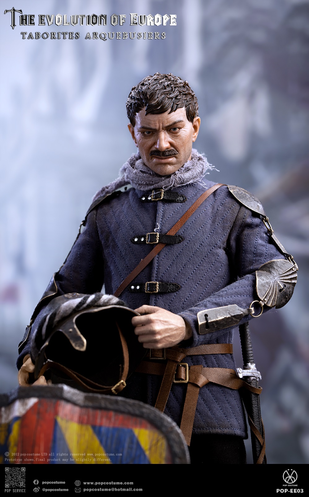 [สั่งจอง] POP COSTUME POP-EE03 1/6 : The Evolution of Europe Taborites Hussite Wars 1420 Arquebusiers