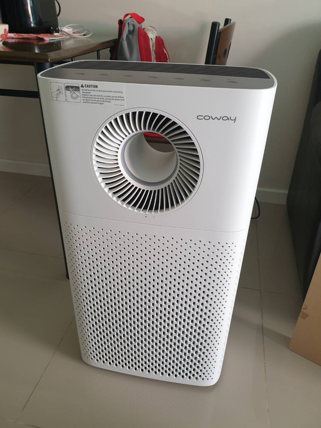 เครื่องกรองอากาศ coway ap-1516D สภาพใหม่มาก แถม ไส้กรองใหม่ ให้ 1 แผ่น