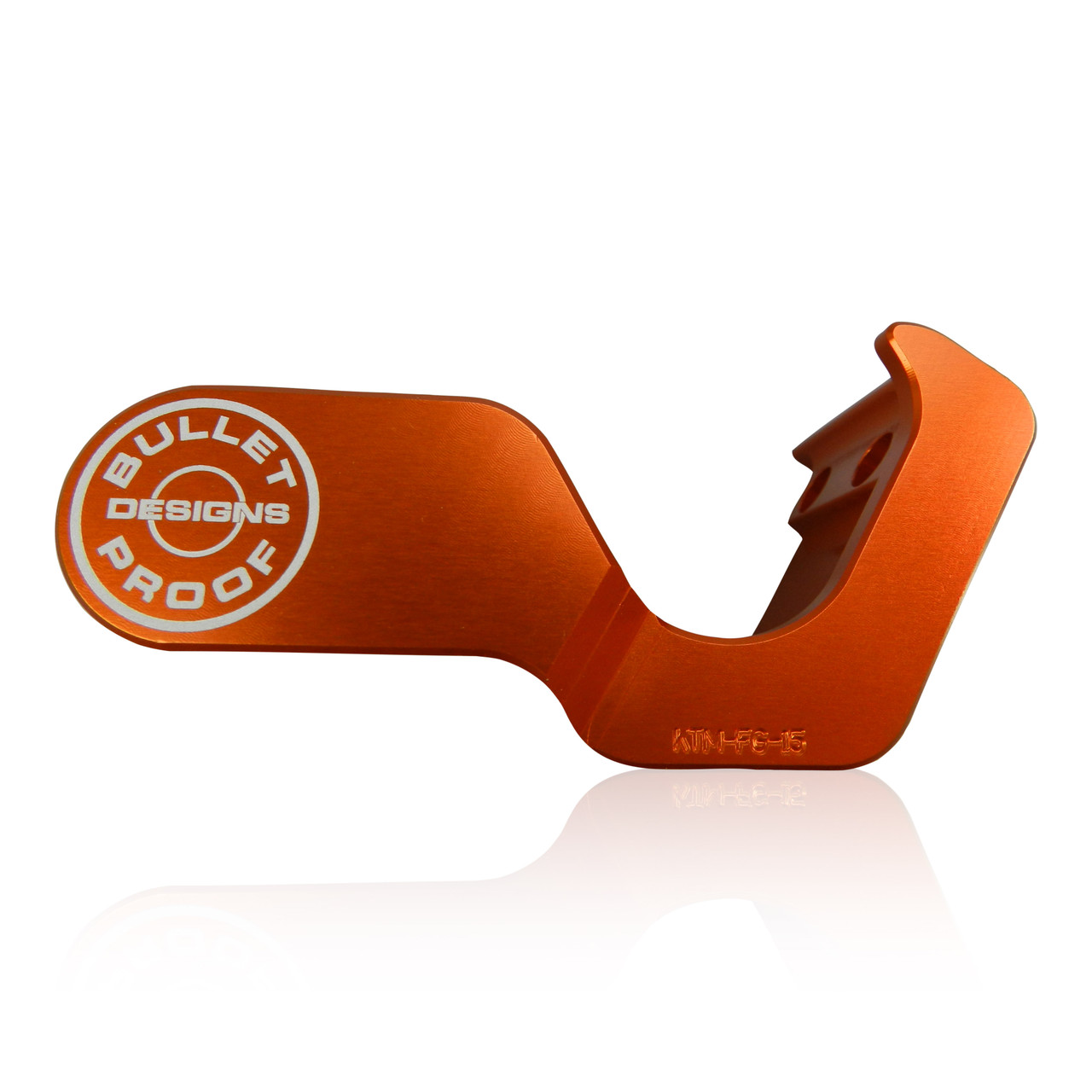 Bullet Proof Designs Fork Lug Guard 22MM Front Axle - Orange KTM/HUSKY/GASGAS/SHERCO