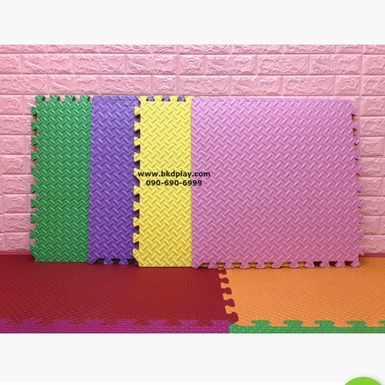 แผ่นโฟมปูพื้นกันกระแทก จิ๊กซอว์ EVA (งานนำเข้า) 10 มล 100x100 หนา 1 ซม. ,แผ่นกันกระแทก,แผ่นโฟมปูพื้น, โฟมปูพื้น,จิ๊กซอว์ปูพื้น, แผ่นรองคลาน สำหรับเครื่องเล่นสนามในร่ม ห้องเด็กเล่น พร้อมส่ง ราคาโรงงาน