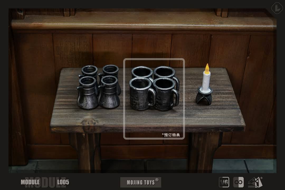 [สั่งจอง] mOjingToys - Module series - L005 1/6 : [ Middle-earth Tavern (Prancing Pony Inn) DIORAMA BASE]