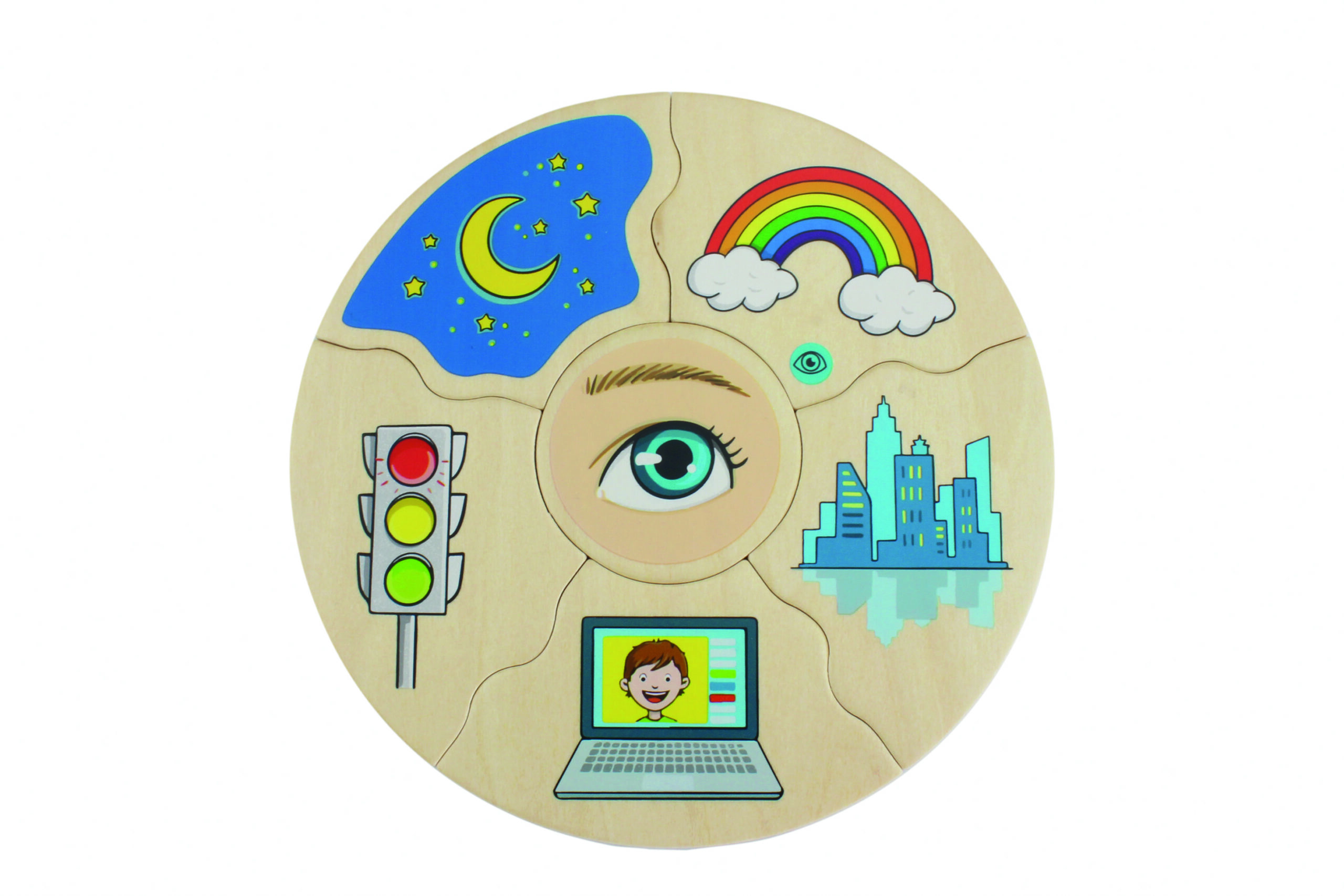 เกมปริศนาประสาทสัมผัสทั้ง 5 , ของเล่นไม้, ของเล่นเสริมพัฒนาการ, ของเล่นเด็กอนุบาล, สื่อการสอนเด็กอนุบาล วัสดุและสี ปลอดภัยต่อเด็ก มีมาตรฐาน มอก. ตามที่ สพฐ. กำหนด