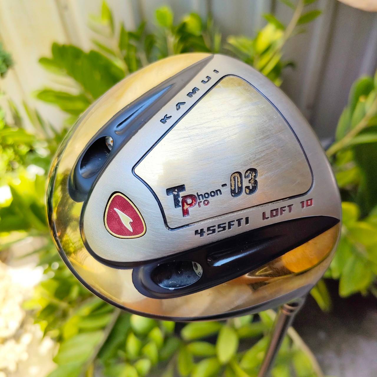 DRIVER KAMUI Typhoon Pro TP-03 455 FTi องศา 10 ก้าน KAMUI FLEX R สภาพสวยมาก รุ่นหัวสีทอง หน้าเด้งแบบจัดๆ ตีไกล มี COVER เดิมๆ ไม้กอล์ฟพรีเมี่ยมมือสอง ของแท้ By NakaraLuxurious