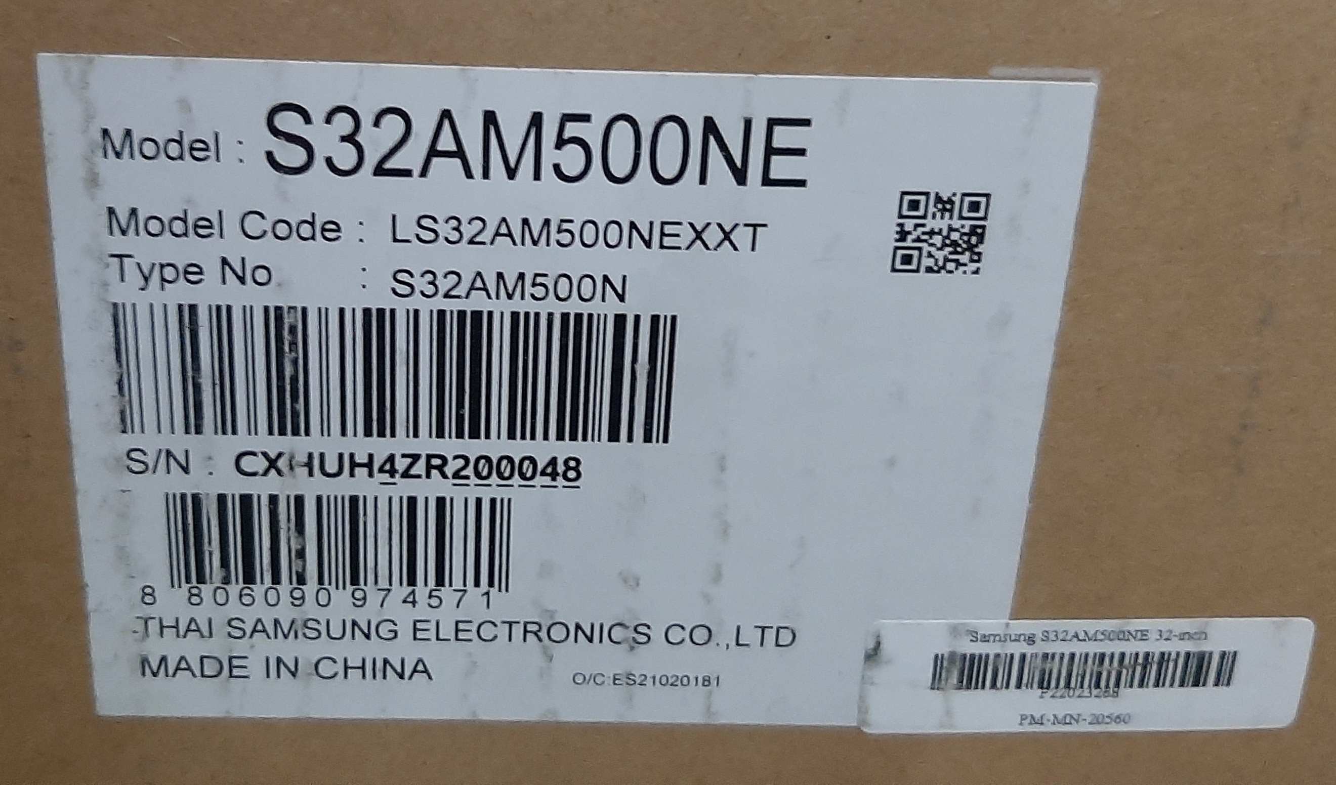 Monitor 32'' SAMSUNG LS32AM500NEXXT (SMART MONITOR) มีกล่อง