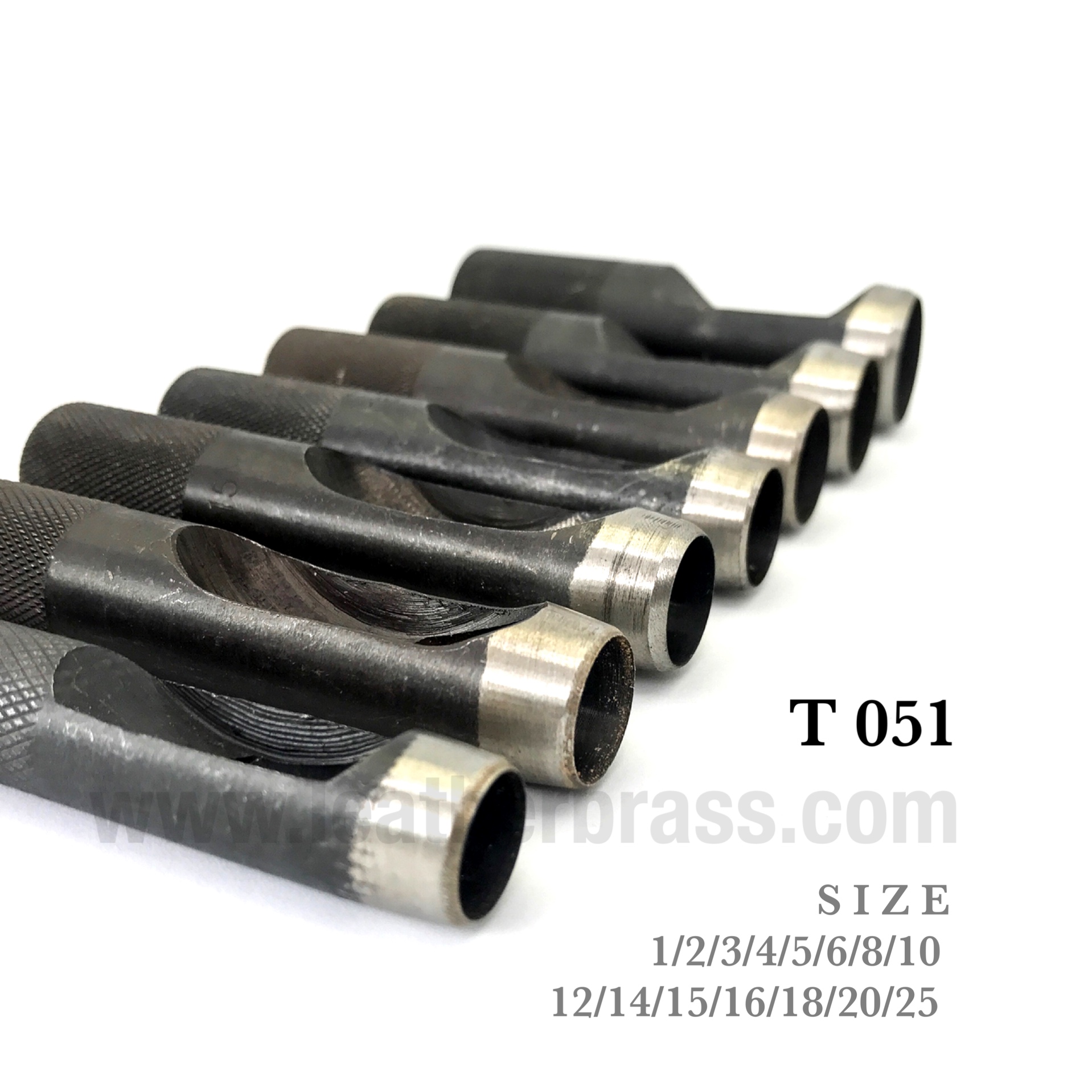 T051 เจาะรูกลม ขนาด 12 มิล - 25 มิล แท่งตอก ตู๊ดตู่เจาะรูกลม **ราคาต่อแท่ง** ราคาแต่ละขนาดไม่เท่ากัน